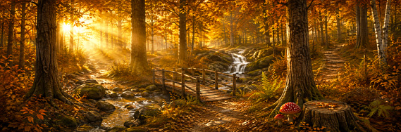 Au cœur de la forêt dorée